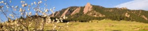 Boulder Colorado Flatirons Mountains